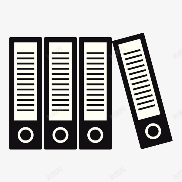 黑色扁平化手绘文件夹png免抠素材_新图网 https://ixintu.com 企业文件夹 几何 扁平化 手绘 文件夹 文档储存 黑色