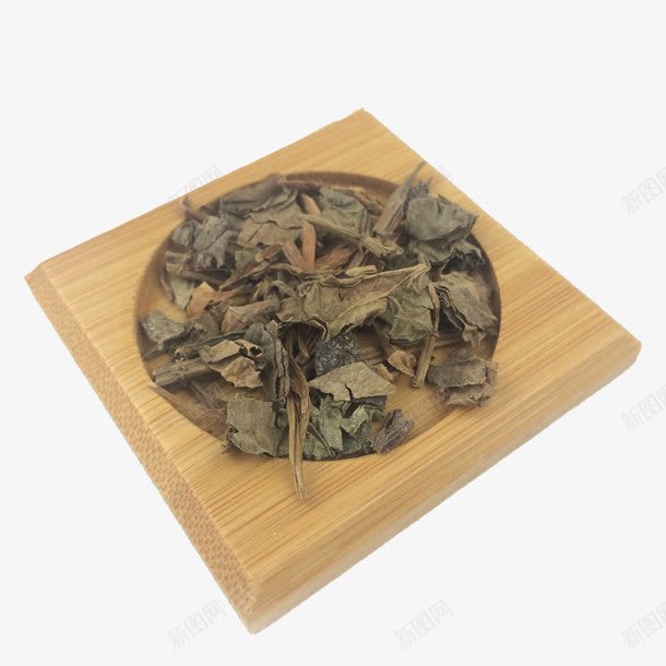 木盘上的鱼腥草png免抠素材_新图网 https://ixintu.com 入药 干药草 野生 鱼腥草