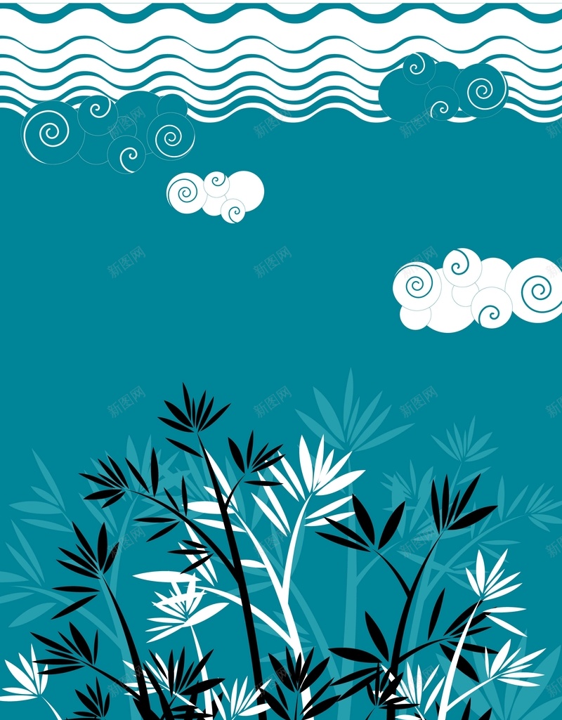 扁平化花卉背景装饰矢量图ai设计背景_新图网 https://ixintu.com 云朵 几何 小清新 扁平 扁平化 手绘 渐变 矢量背景装饰 花卉 矢量图