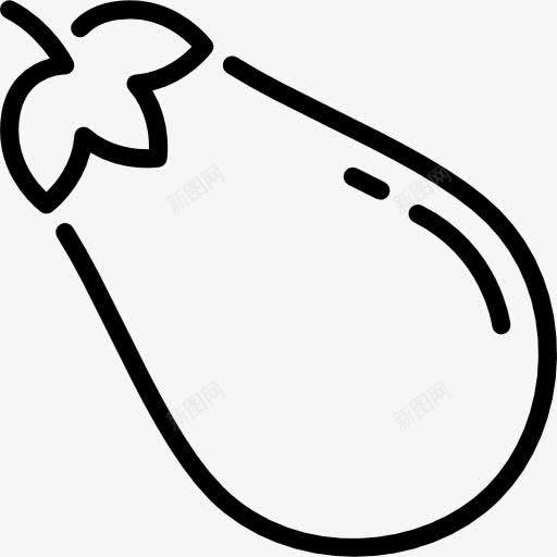 茄子图标png_新图网 https://ixintu.com 健康食品 素食 茄子 蔬菜 食品 食品和餐厅