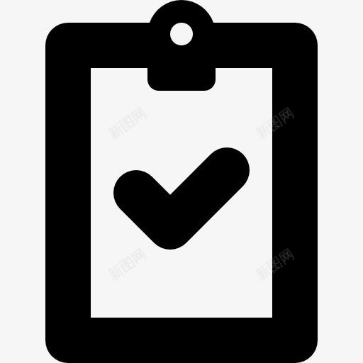 剪贴板图标png_新图网 https://ixintu.com 剪贴板 工具和用具 检查 检查清单 验证