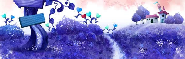 唯美手绘banner背景jpg设计背景_新图网 https://ixintu.com banner 背景