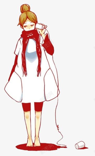 可爱小清新png免抠素材_新图网 https://ixintu.com 人物 卡通 卡通水彩萌系美化图 可爱小清新 唯美 手绘