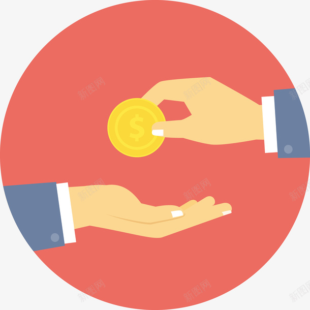 金钱交易矢量图eps免抠素材_新图网 https://ixintu.com 一手交钱一手交货 交易插图 商务交易 矢量交易 矢量图 矢量金币 矢量金钱交易 金币 金钱