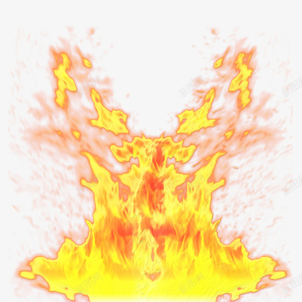 火苗图透明背png免抠素材_新图网 https://ixintu.com 免抠PNG 发光 火焰 火焰喷射 火爆 火花 炎热 燃烧 特效 黄色火焰