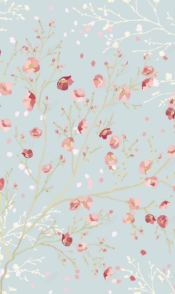 手绘清新花蕊插画jpg设计背景_新图网 https://ixintu.com 插画 清新 花蕊
