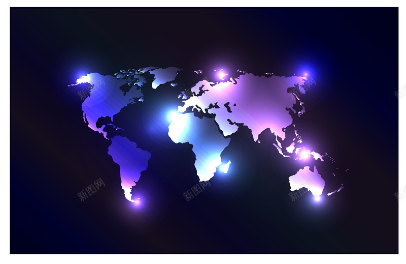 紫色梦幻地图背景矢量图ai设计背景_新图网 https://ixintu.com 几何 地图 扁平 梦幻 渐变 温暖幸福 炫彩 紫色 黑色 矢量图
