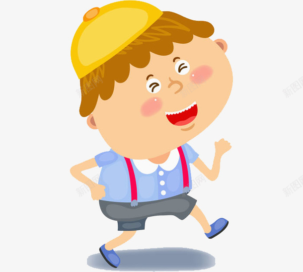 小黄帽男孩png免抠素材_新图网 https://ixintu.com 人物肖像 卡通 小黄帽 手绘 水彩画 男孩 装饰图案