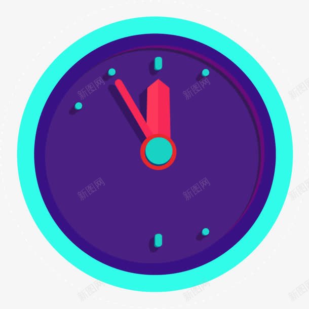 卡通手绘钟表指针png免抠素材_新图网 https://ixintu.com 卡通 指针 设计 钟表
