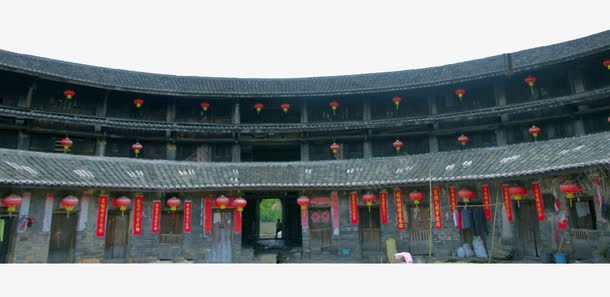福建客家围龙屋建筑png免抠素材_新图网 https://ixintu.com 中国文化 围龙屋 客家围屋 客家建筑 旅游 物质遗产