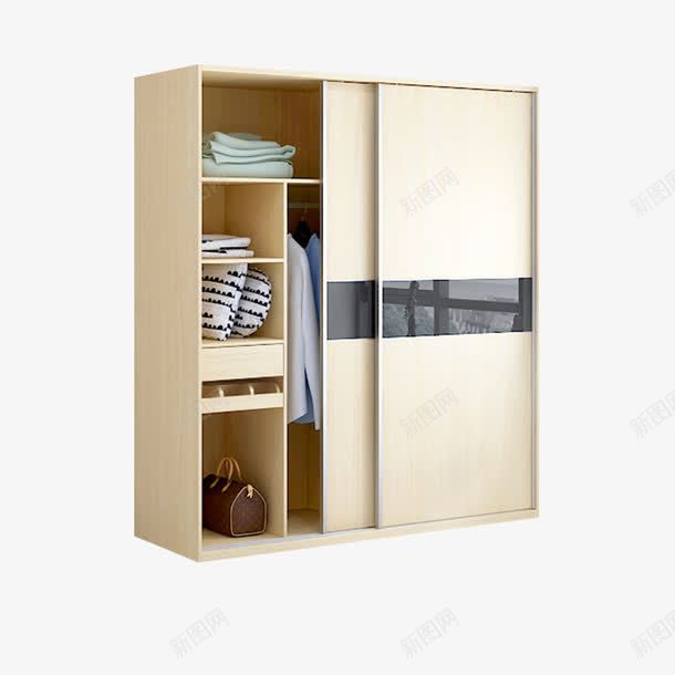 双门透镜实木衣橱png免抠素材_新图网 https://ixintu.com 产品实物 整齐的衣橱 暗格 衣柜 衣橱 透镜