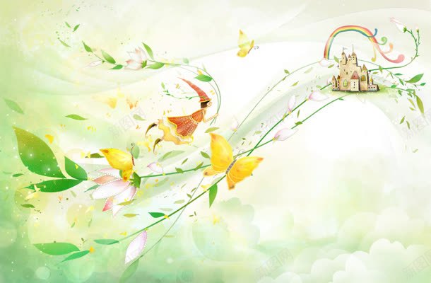 手绘童话生活jpg设计背景_新图网 https://ixintu.com 生活 童话