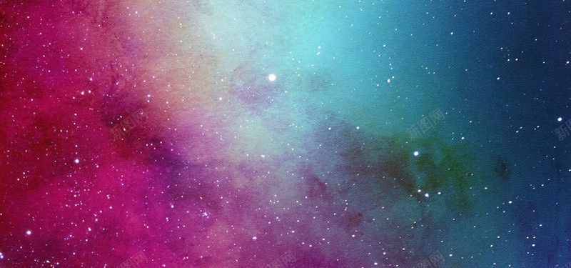 手绘星空jpg设计背景_新图网 https://ixintu.com 手绘 星星 水墨 水彩 浪漫 海报banner 渐变 紫红色 纹理 质感 质感纹理
