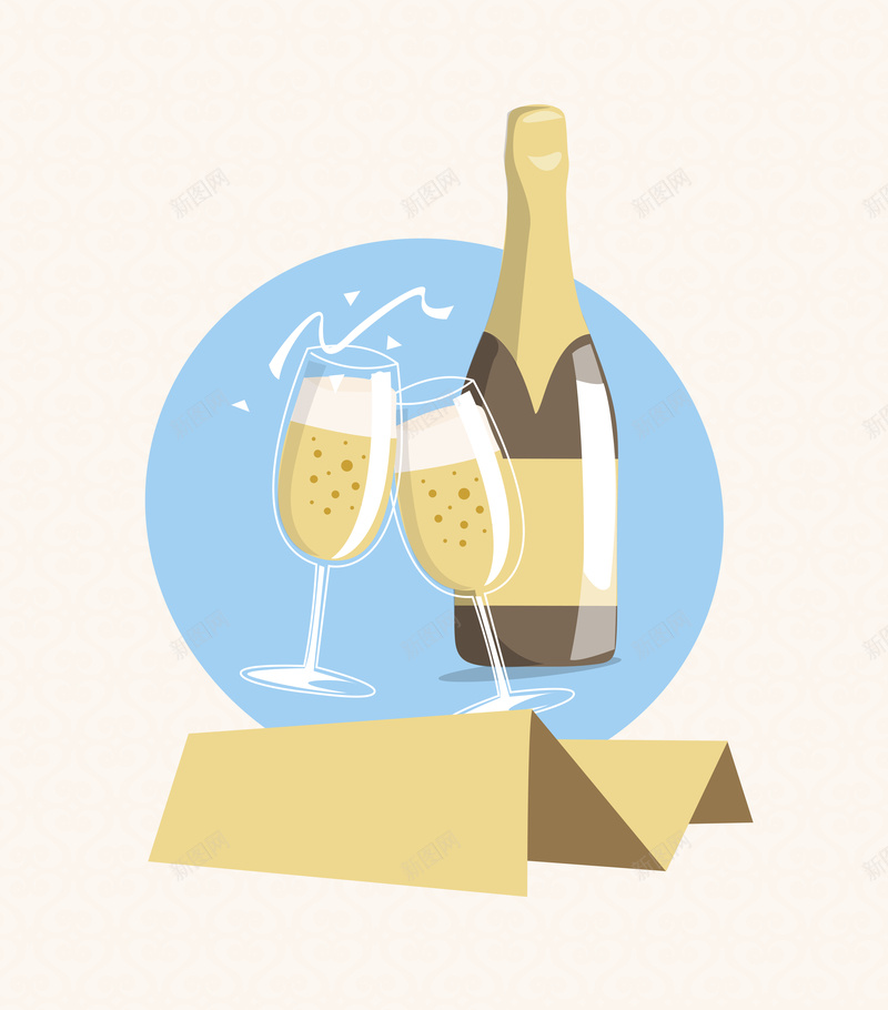 红酒卡通扁平庆祝背景矢量图ai设计背景_新图网 https://ixintu.com 卡通 庆祝 庆祝卡通 庆祝背景 扁平 扁平卡通 扁平素材 扁平背景 素材 红酒 背景 背景素材 矢量图