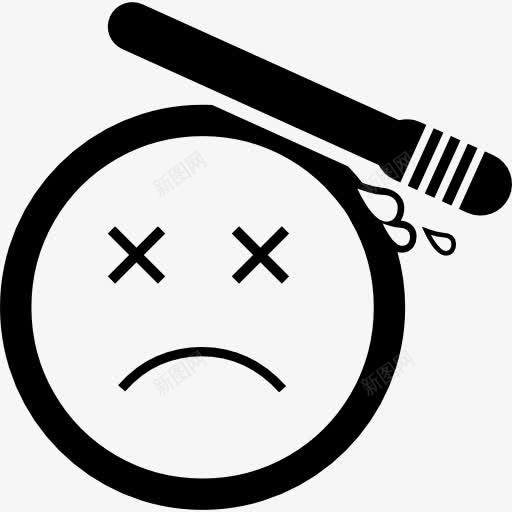 讨厌受伤出血当头一棒臂图标png_新图网 https://ixintu.com 人 伤害 出血 头 恶心的图标 棒 脸 讨厌的