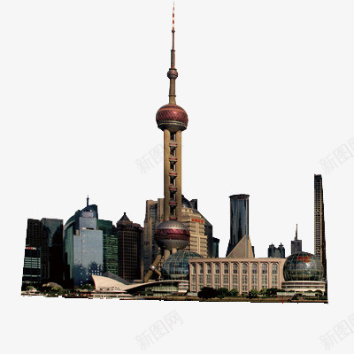 上海png免抠素材_新图网 https://ixintu.com 上海景区 古建筑 城市现代上海 景点