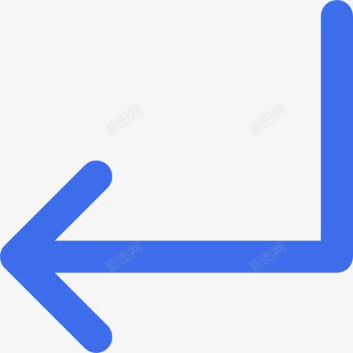 左转图标png_新图网 https://ixintu.com 多媒体选项 定位 左拐 方向 箭头