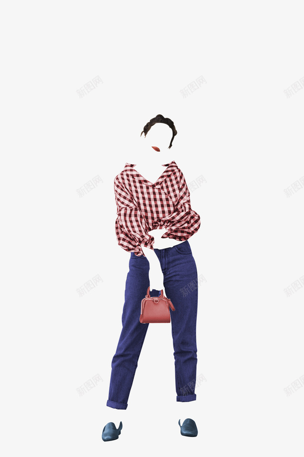 人物衣服穿搭png免抠素材_新图网 https://ixintu.com 穿搭 衣服 裤子 鞋子