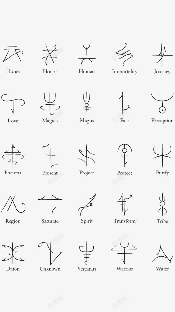 星座图标png_新图网 https://ixintu.com 星座Logo 星座免扣元素 星座标志 星空