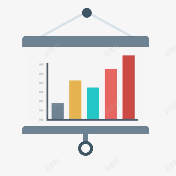 彩色企业报表统计图png免抠素材_新图网 https://ixintu.com 企业 彩色 报表 统计图