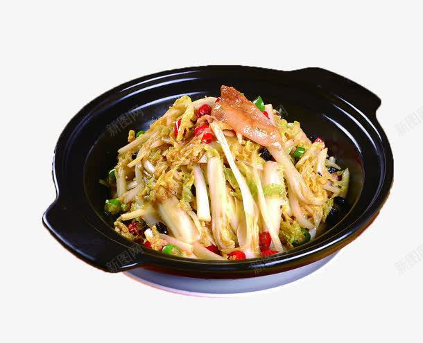 炒白菜png免抠素材_新图网 https://ixintu.com 大碗 白色 美食 酸辣白菜