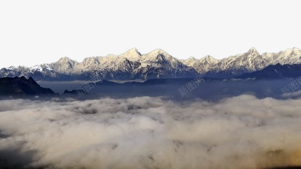 四川牛背山云海十png免抠素材_新图网 https://ixintu.com 名胜古迹 旅游风景 著名建筑