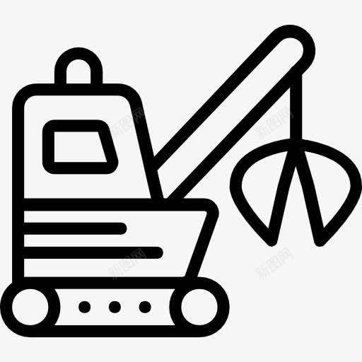 装载机图标png_新图网 https://ixintu.com 卡车 建筑 建筑工具 汽车 装载机 货物 运输