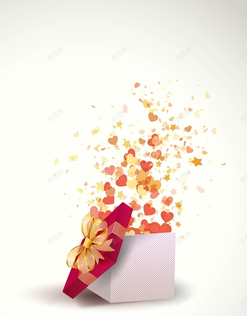 爱心礼盒矢量背景ai设计背景_新图网 https://ixintu.com 儿童节 六一节 情人节 梦幻 海报 爱心 礼物 礼盒 童趣 节日 节日海报 矢量图