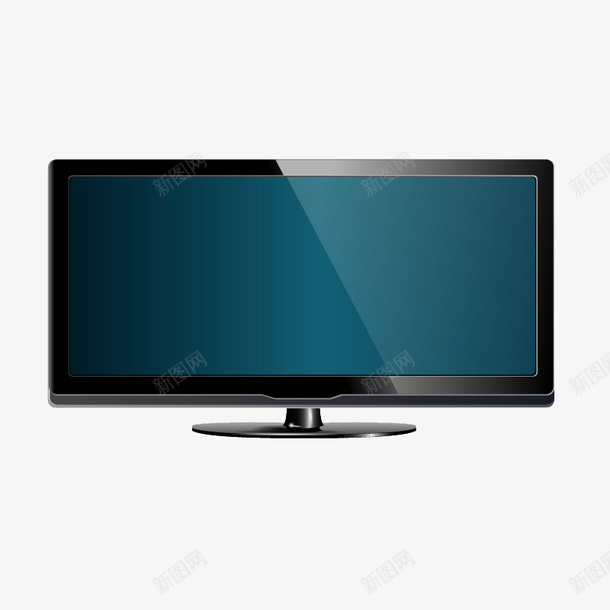 蓝色显示屏图标png_新图网 https://ixintu.com 显示屏 电器 电脑 电脑图标