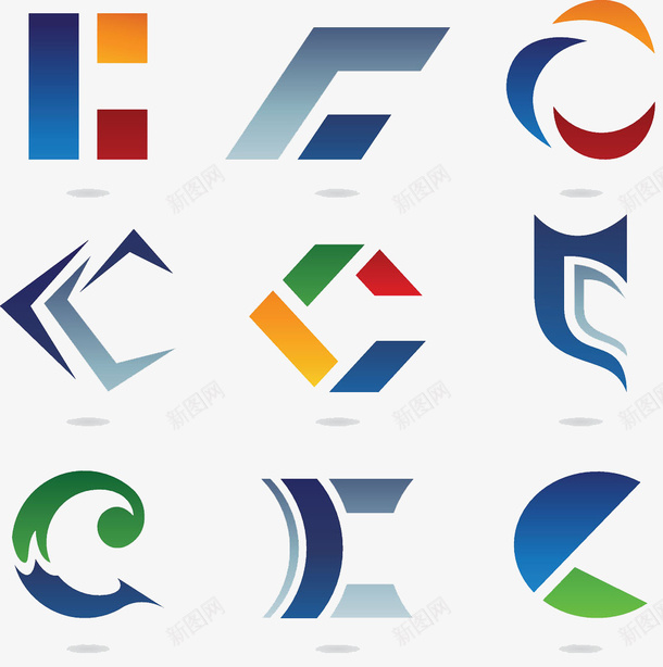 图标png_新图网 https://ixintu.com 图标 字母 艺术字 英文