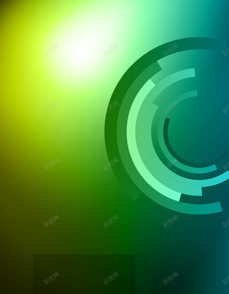 绿色光晕渐变创意几何科幻封面背景矢量图ai设计背景_新图网 https://ixintu.com 书籍封面 光晕 几何半圆 几何科幻 宣传手册 封面 小清新 杂志封面 渐变背景 画册 绿色背景 矢量图
