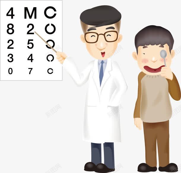 验光师医学人物png免抠素材_新图网 https://ixintu.com 医学医生 医生 医生元素 医生素材 医生背景 医生节 医生设计 卡通医生