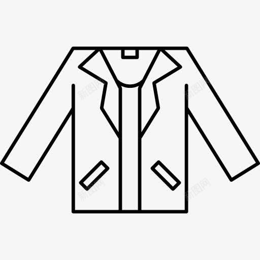 男性的夹克轮廓图标png_新图网 https://ixintu.com 夹克 布 时尚 男 衣服 衣服抚摸 阳刚