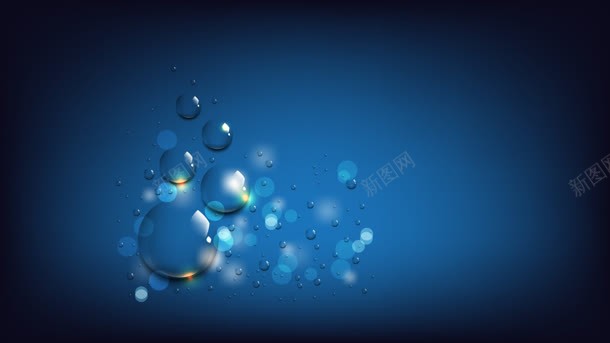 飞扬气泡蓝色背景jpg设计背景_新图网 https://ixintu.com 气泡 素材 背景 蓝色 飞扬
