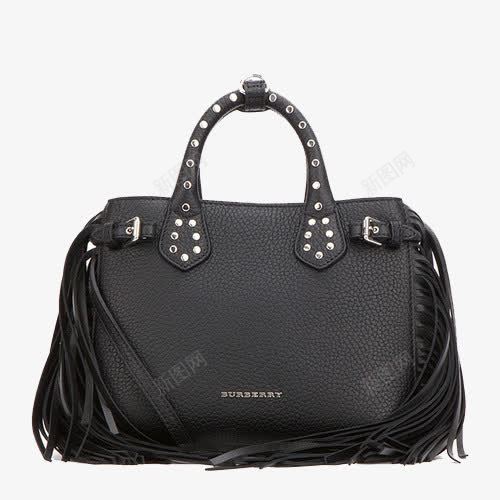 BURBERRY巴宝莉黑色流苏手袋png免抠素材_新图网 https://ixintu.com BURBERRY 包包 女包 巴宝莉 手包 手袋