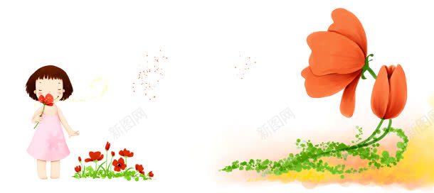 卡通清新手绘背景bannerjpg设计背景_新图网 https://ixintu.com banner 卡通 手绘 清新 背景