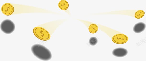 漂浮黄色金币png免抠素材_新图网 https://ixintu.com 漂浮 货币符号 金币 金融 黄色
