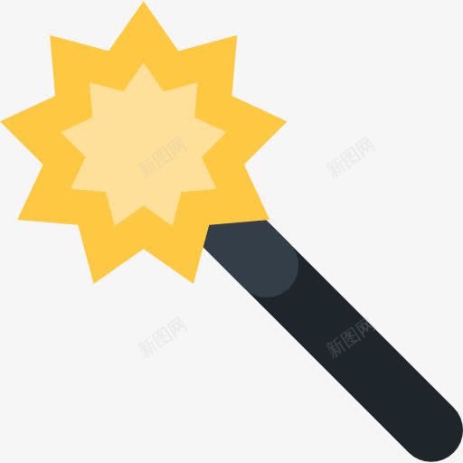 魔杖图标png_新图网 https://ixintu.com 女巫 工具和用具 巫师 编辑工具 魔杖 魔法 魔法师