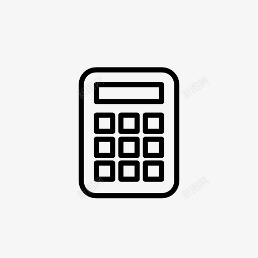 计算器icon图标png_新图网 https://ixintu.com 计算器