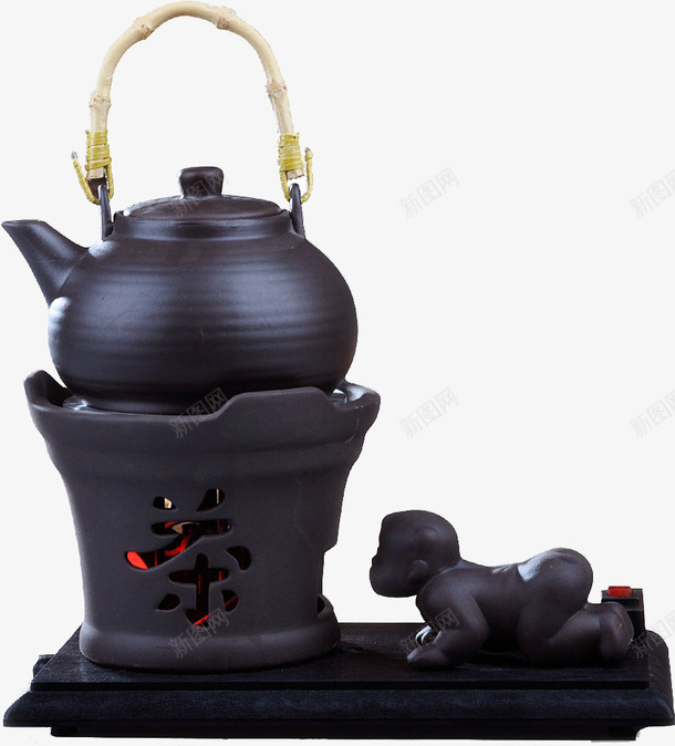 煮茶茶具png免抠素材_新图网 https://ixintu.com 煮茶图片 煮茶画图片 煮茶茶具 茶 茶壶