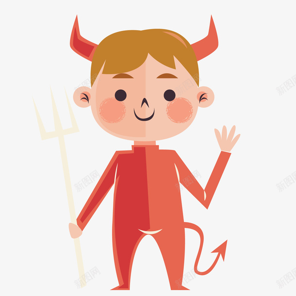 彩色扁平化魔鬼元素矢量图ai免抠素材_新图网 https://ixintu.com 万圣节 创意 叉子 彩色 扁平化 攻击 武器 武器库 矢量图 魔鬼