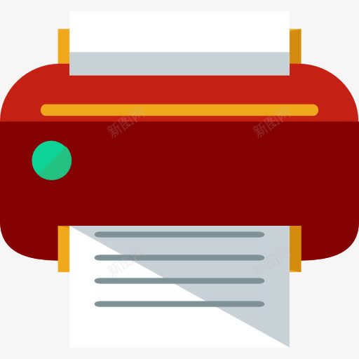打印机图标png_新图网 https://ixintu.com 印刷 工具和用具 打印机 技术 油墨 电子 纸