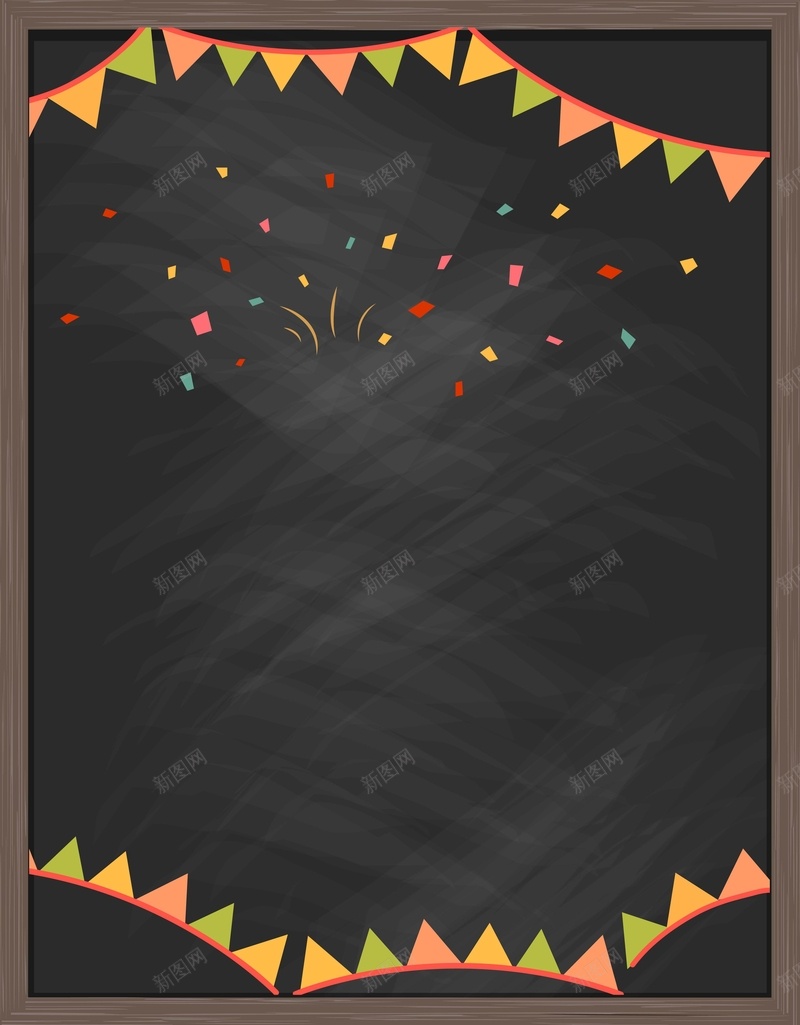 矢量卡通黑板彩带庆祝背景ai设计背景_新图网 https://ixintu.com 元旦 卡通 庆祝 彩带 手绘 撒花 新年 海报 矢量 碎片 背景 节日 黑板 矢量图