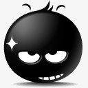 坏蛋微笑emoticonblack图标png_新图网 https://ixintu.com Bad Smile egg 坏 微笑 蛋