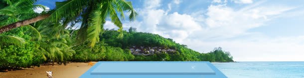淘宝女鞋海边风光背景bannerjpg设计背景_新图网 https://ixintu.com banner 女鞋 椰树 沙滩 海边 淘宝 背景 舞台 风光