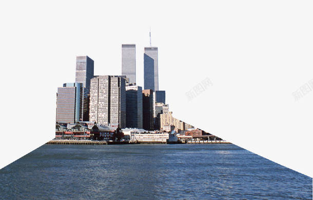 建筑旅游宣传图案png免抠素材_新图网 https://ixintu.com 城市 大气 建筑 旅游 海边