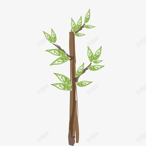 绿色卡通植物稿png免抠素材_新图网 https://ixintu.com 卡通植物 植物卡通 绿色 绿色卡通 绿色植物