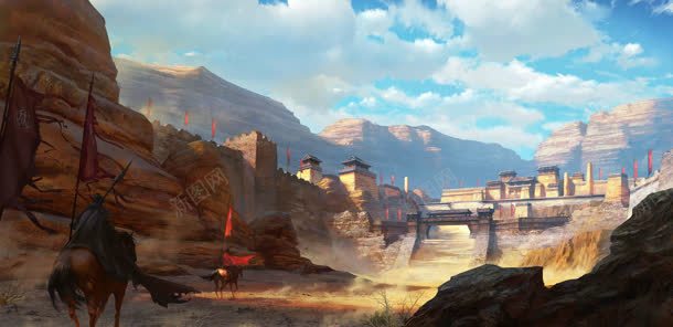 游戏精美骑马战争jpg设计背景_新图网 https://ixintu.com 战争 游戏 精美 骑马