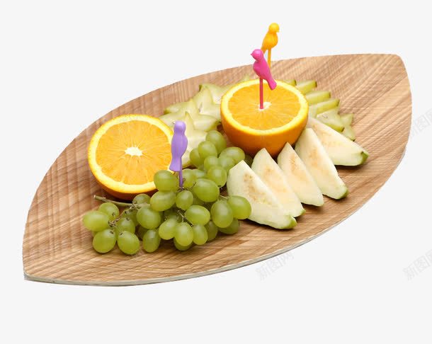 简约水果托盘png免抠素材_新图网 https://ixintu.com 产品实物 托盘 木制 水果 简约