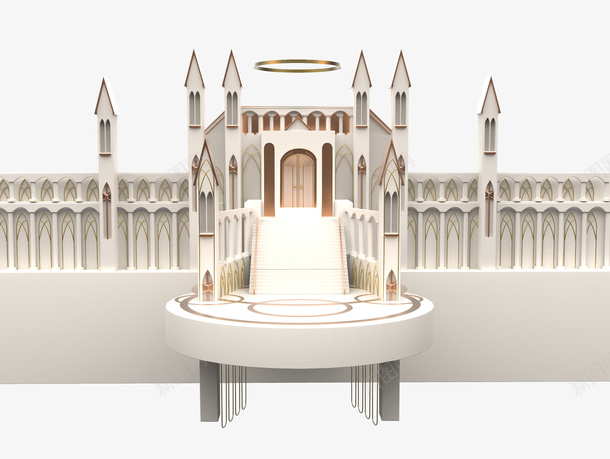C4D宫殿城堡魔幻模型png免抠素材_新图网 https://ixintu.com C4D 城堡 宫殿 模型 魔幻
